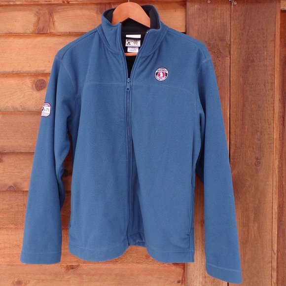 Disney Other - Disney Mickey Always Authentic 1971 fleece full zip jacket - blue, men's small
